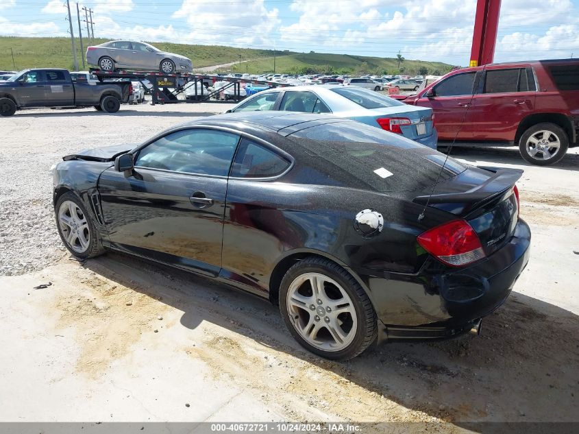 2006 Hyundai Tiburon Gt/Gt Limited/Se VIN: KMHHN65F56U224768 Lot: 40672721