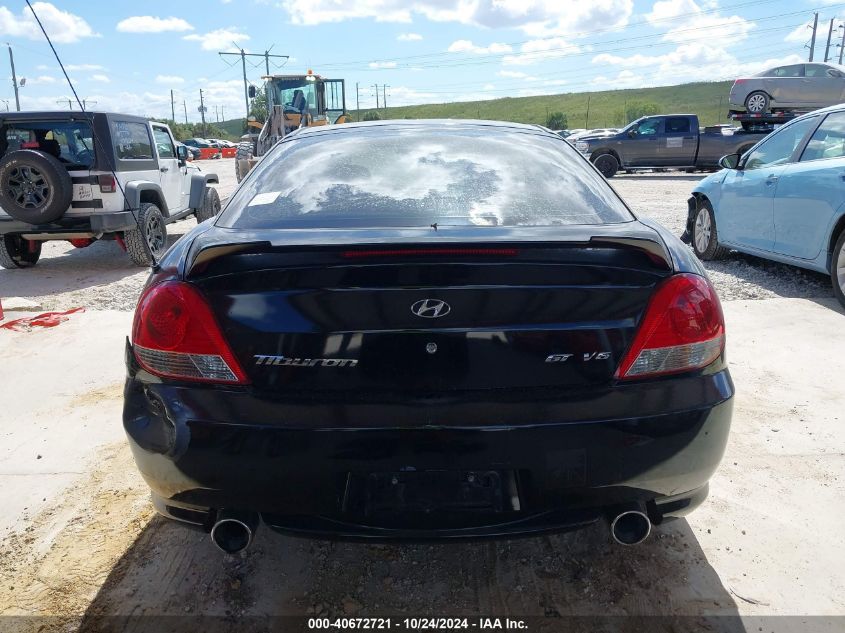 2006 Hyundai Tiburon Gt/Gt Limited/Se VIN: KMHHN65F56U224768 Lot: 40672721