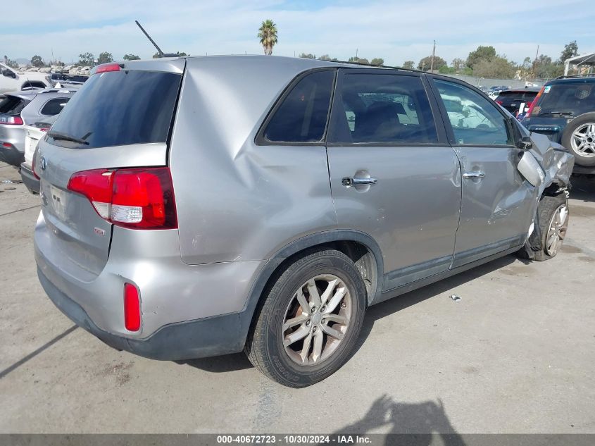 2014 KIA SORENTO LX - 5XYKT3A60EG540227