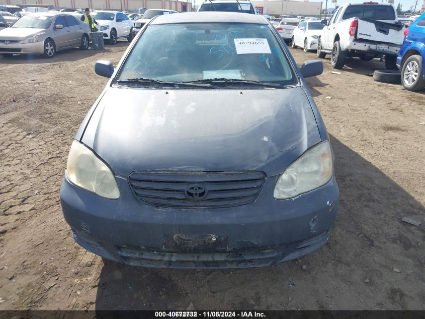 2003 Toyota Corolla Ce VIN: JTDBR32E330010745 Lot: 40672732