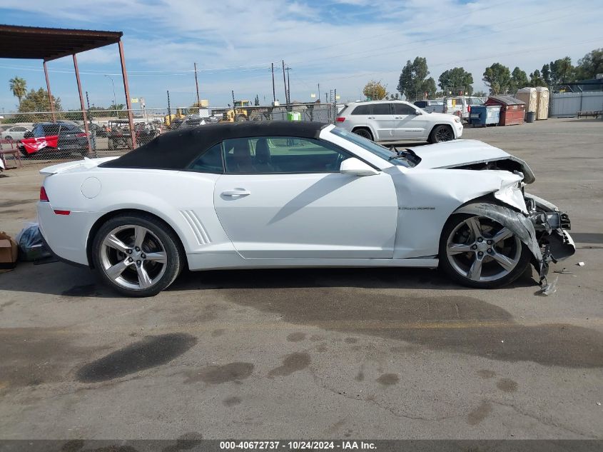 2014 Chevrolet Camaro 1Lt VIN: 2G1FB3D32E9153978 Lot: 40672737