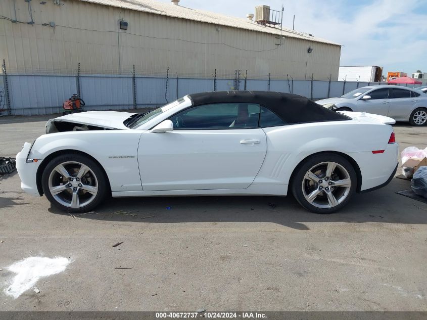 2014 Chevrolet Camaro 1Lt VIN: 2G1FB3D32E9153978 Lot: 40672737