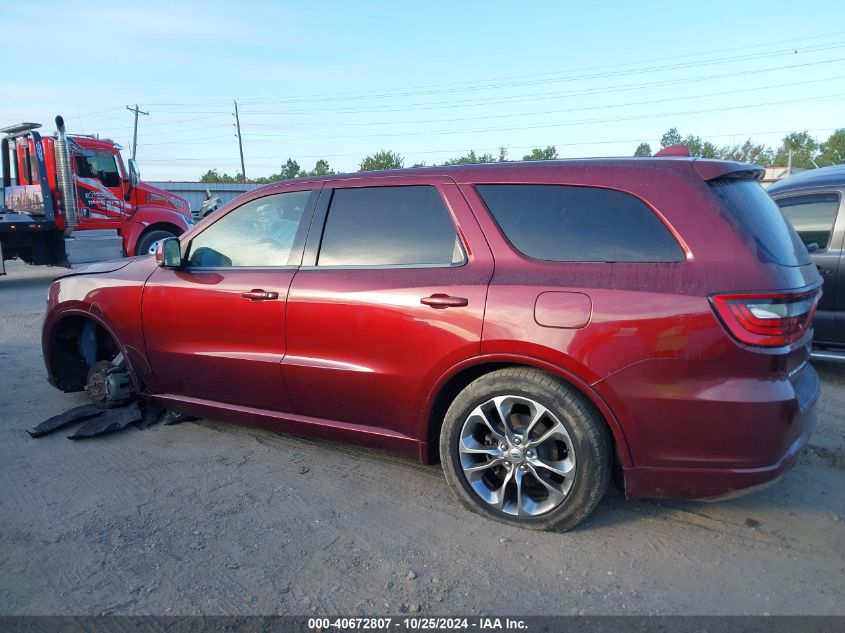 2019 Dodge Durango Gt Plus Rwd VIN: 1C4RDHDG8KC769459 Lot: 40672807