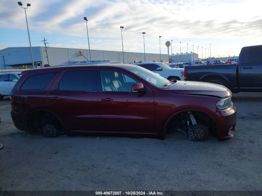 2019 Dodge Durango Gt Plus Rwd VIN: 1C4RDHDG8KC769459 Lot: 40672807