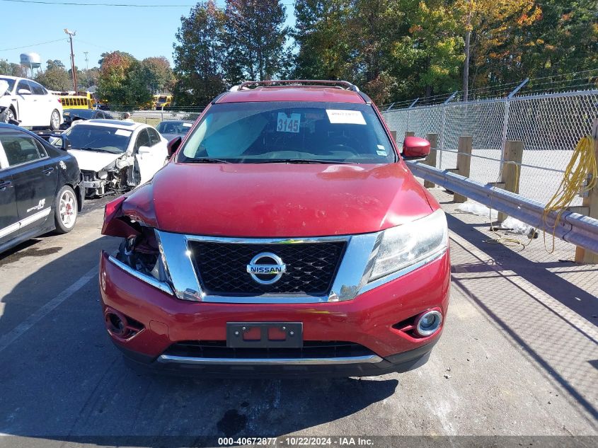 2015 Nissan Pathfinder Sv VIN: 5N1AR2MM1FC664653 Lot: 40672877