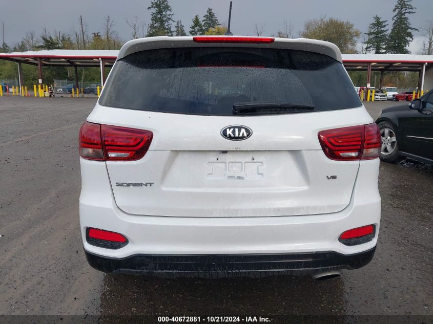 2019 Kia Sorento 3.3L Lx VIN: 5XYPGDA58KG437351 Lot: 40672881