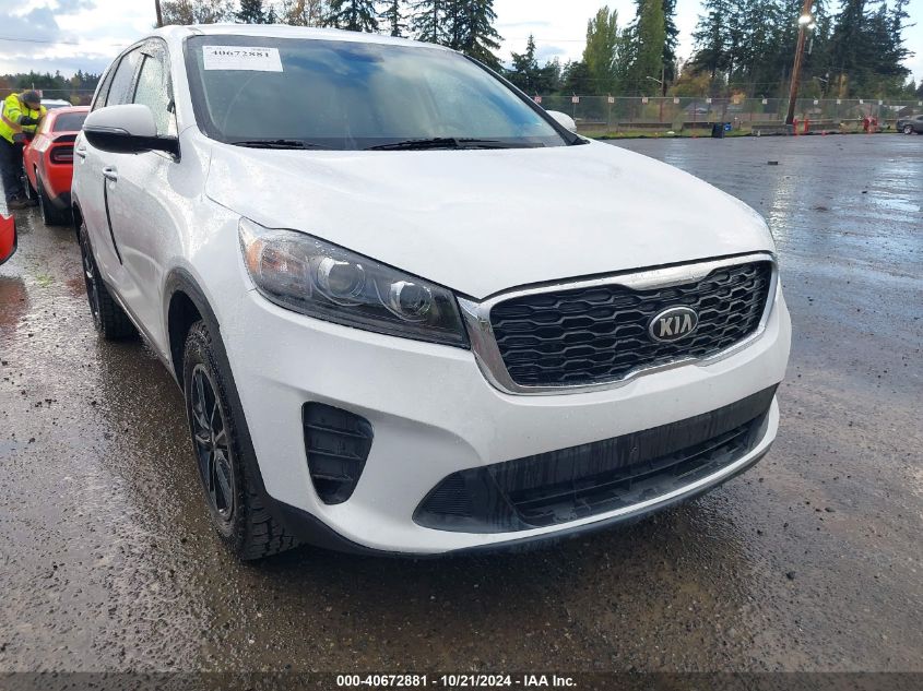 2019 Kia Sorento 3.3L Lx VIN: 5XYPGDA58KG437351 Lot: 40672881