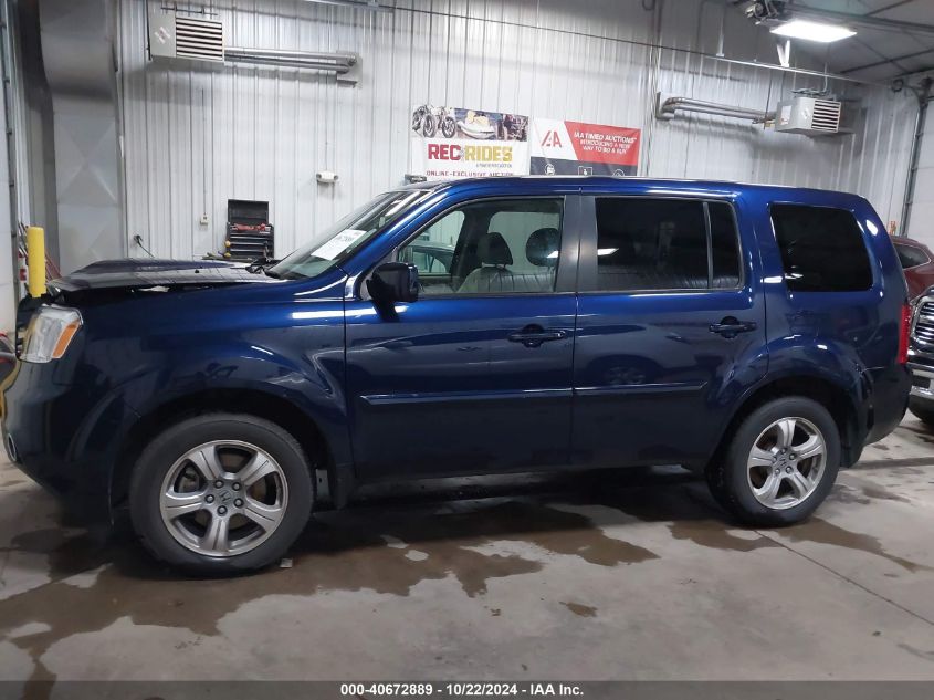 2013 Honda Pilot Ex-L VIN: 5FNYF4H58DB034249 Lot: 40672889