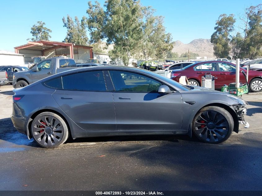 2021 Tesla Model 3 Performance Dual Motor All-Wheel Drive VIN: 5YJ3E1EC4MF990570 Lot: 40672893