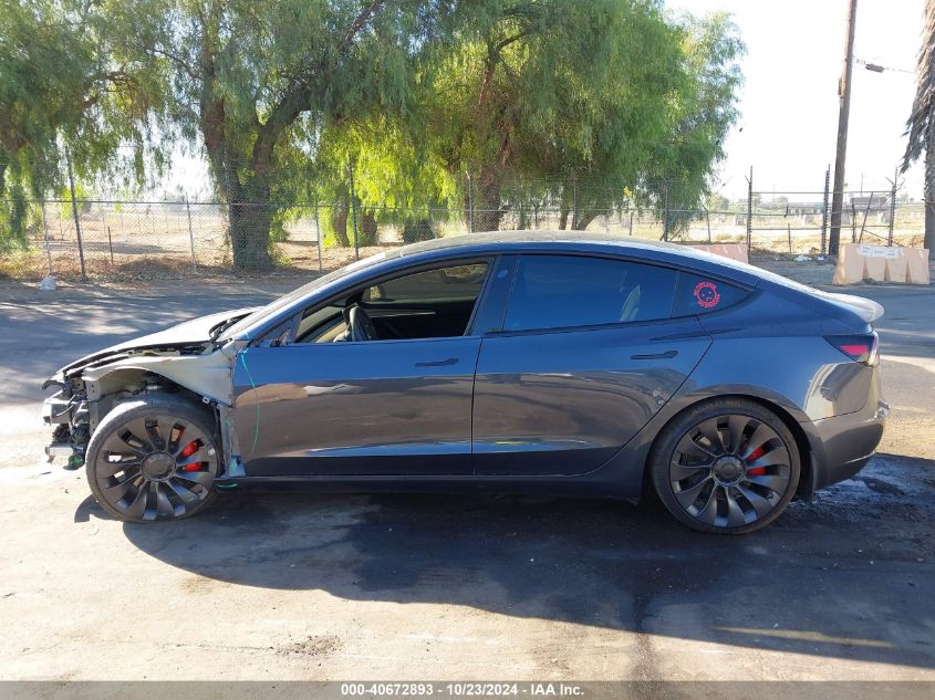 2021 Tesla Model 3 Performance Dual Motor All-Wheel Drive VIN: 5YJ3E1EC4MF990570 Lot: 40672893