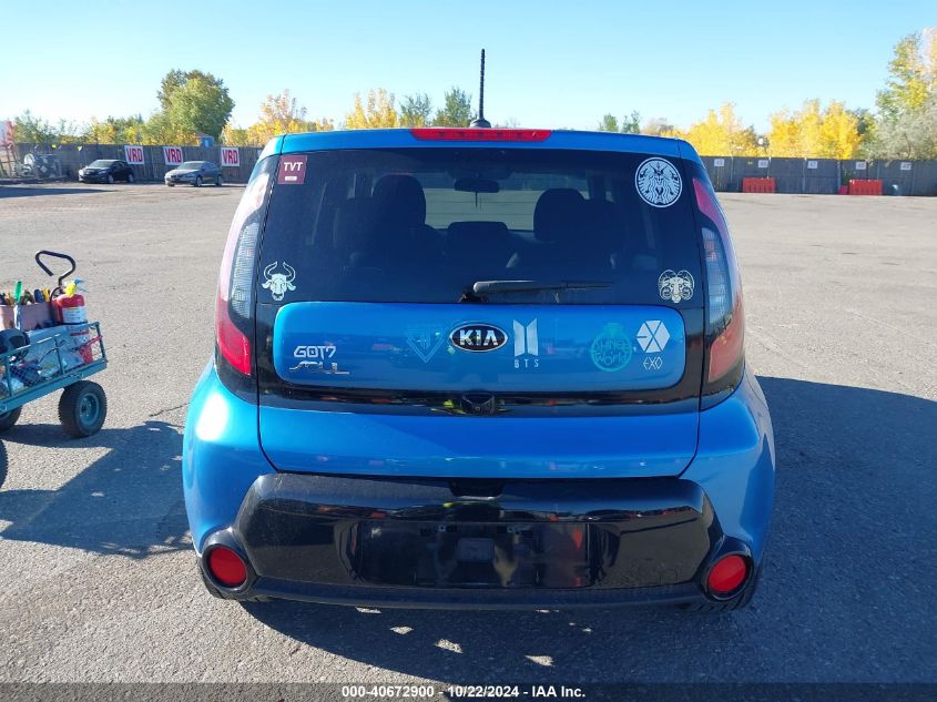 2016 Kia Soul + VIN: KNDJP3A53G7383901 Lot: 40672900