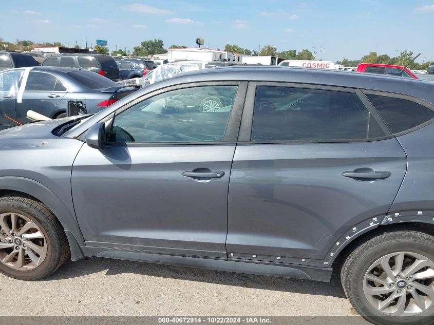 2017 Hyundai Tucson Se VIN: KM8J23A41HU529734 Lot: 40672914