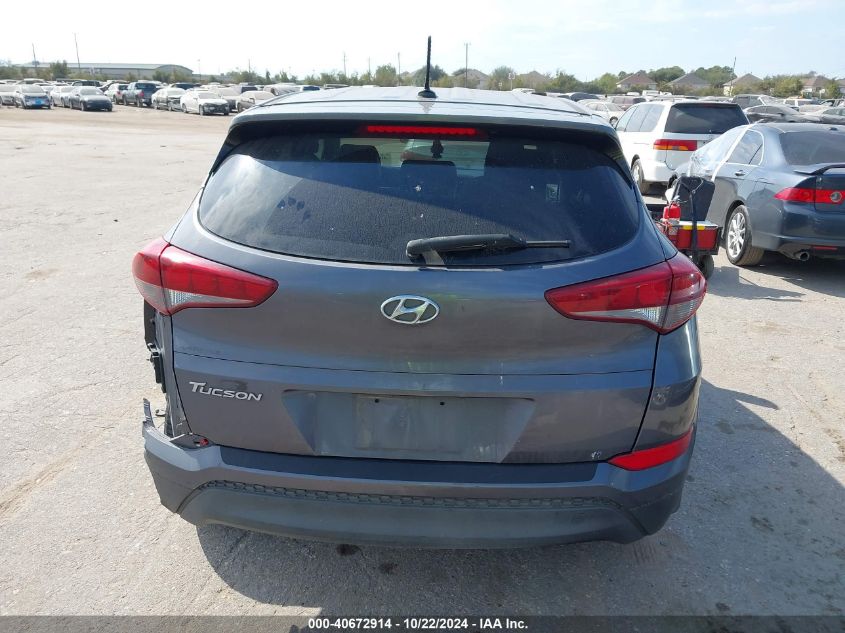 2017 Hyundai Tucson Se VIN: KM8J23A41HU529734 Lot: 40672914