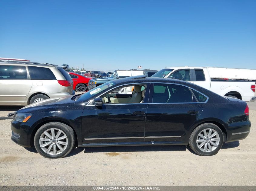 2013 Volkswagen Passat 2.5L Sel VIN: 1VWCH7A35DC076340 Lot: 40672944