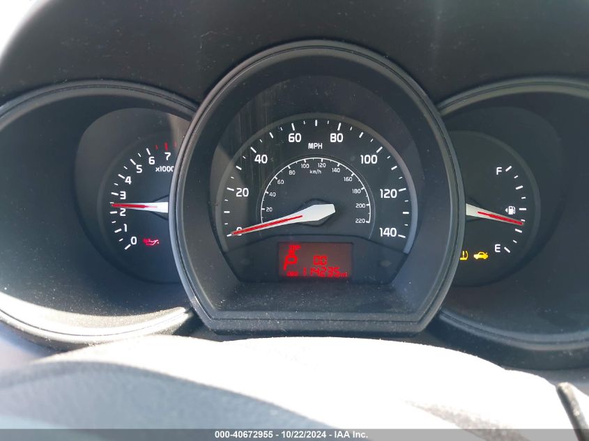 2012 Kia Rio Ex VIN: KNADN4A35C6045050 Lot: 40672955