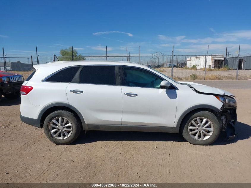 2018 Kia Sorento 3.3L Lx VIN: 5XYPG4A56JG351664 Lot: 40672965