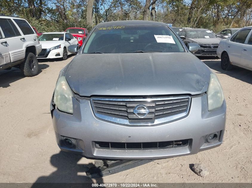 2008 Nissan Maxima 3.5 Sl VIN: 1N4BA41E88C816400 Lot: 40672970