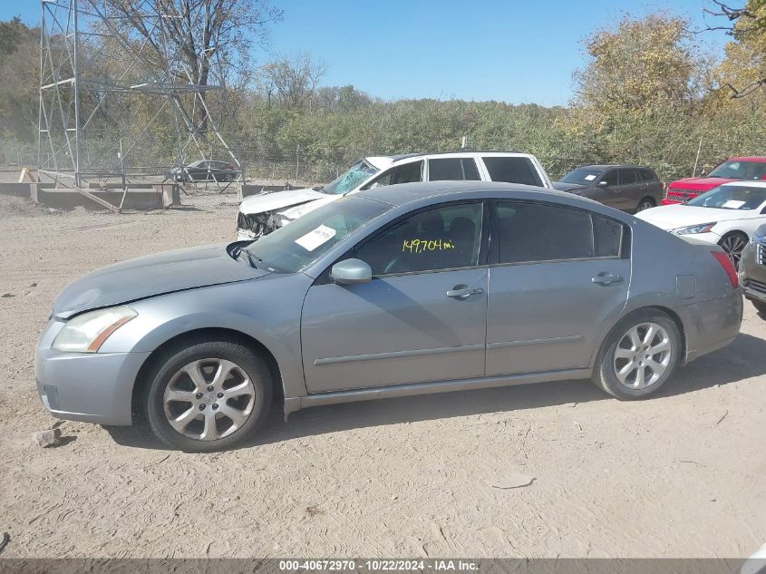 2008 Nissan Maxima 3.5 Sl VIN: 1N4BA41E88C816400 Lot: 40672970