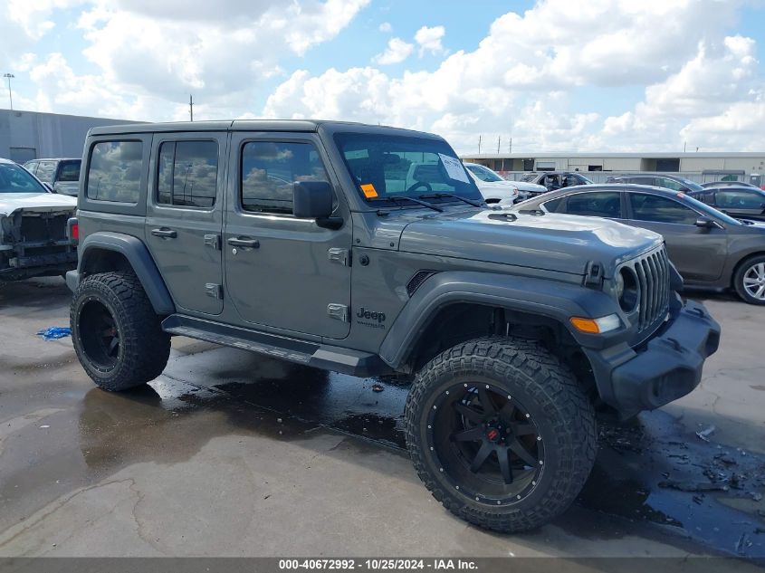 2020 Jeep Wrangler Unlimited Sport Altitude 4X4 VIN: 1C4HJXDG1LW233855 Lot: 40672992