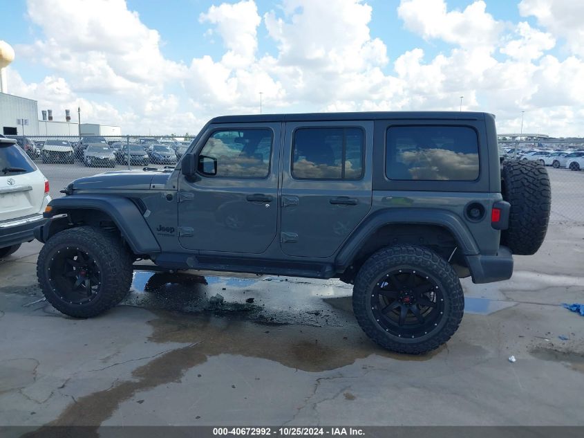 2020 Jeep Wrangler Unlimited Sport Altitude 4X4 VIN: 1C4HJXDG1LW233855 Lot: 40672992