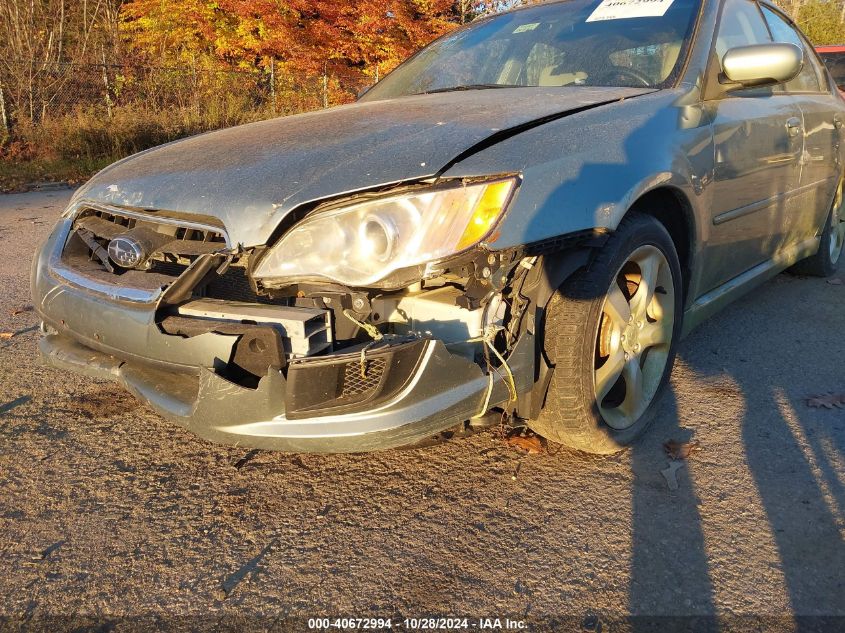 2009 Subaru Legacy 2.5I VIN: 4S3BL616197219995 Lot: 40672994