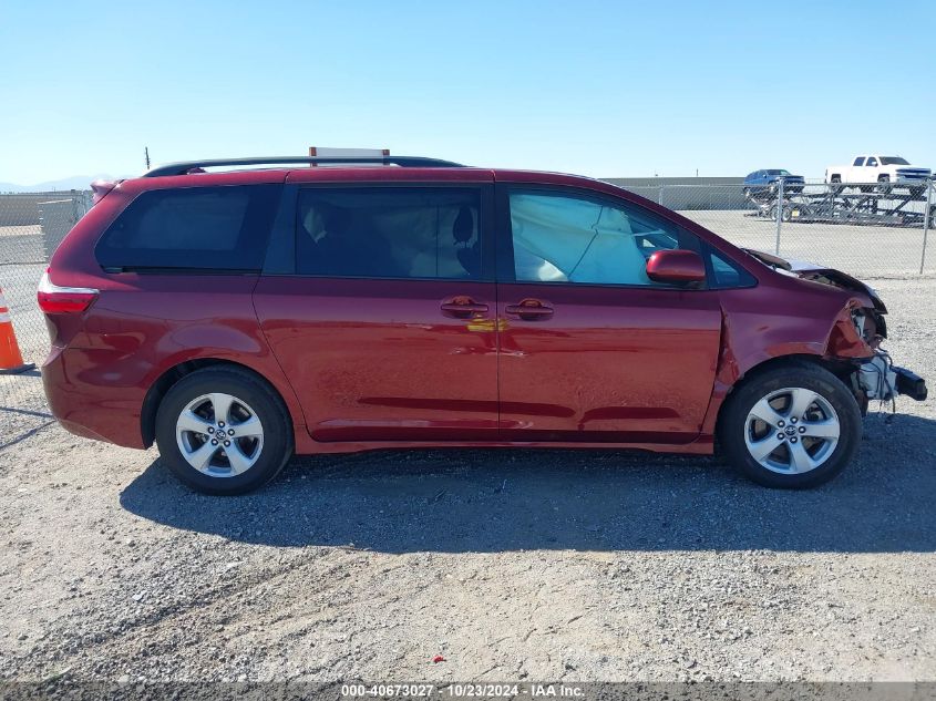 2019 Toyota Sienna Le 8 Passenger VIN: 5TDKZ3DC6KS977700 Lot: 40673027