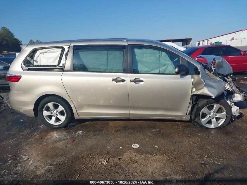 2015 Toyota Sienna L 7 Passenger VIN: 5TDZK3DC3FS664015 Lot: 40673038