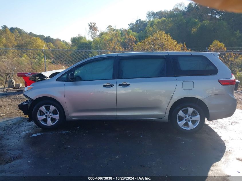 2015 Toyota Sienna L 7 Passenger VIN: 5TDZK3DC3FS664015 Lot: 40673038