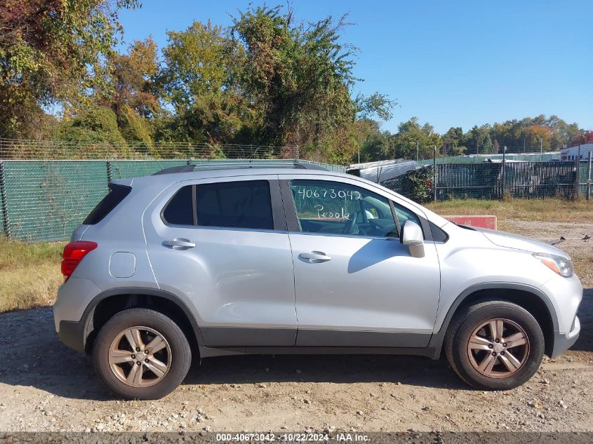 2017 Chevrolet Trax Lt VIN: 3GNCJPSB9HL143228 Lot: 40673042