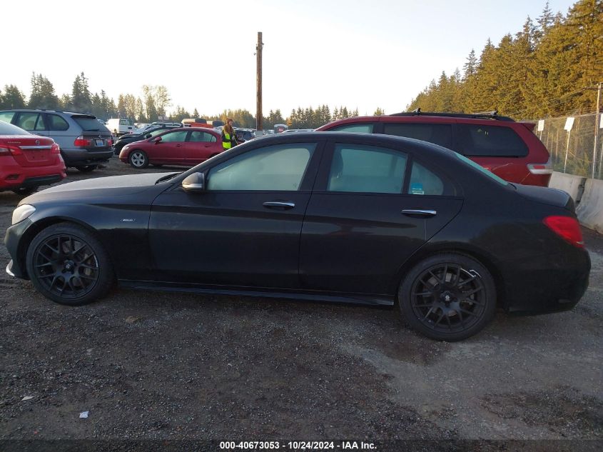 2016 Mercedes-Benz C 450 Amg 4Matic VIN: 55SWF6EB9GU142718 Lot: 40673053