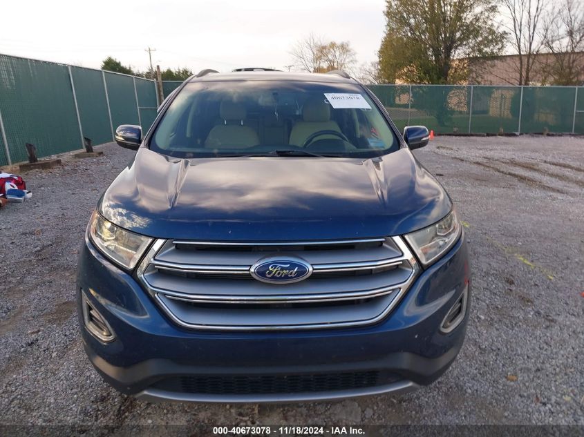 2017 Ford Edge Sel VIN: 2FMPK3J84HBC51866 Lot: 40673078