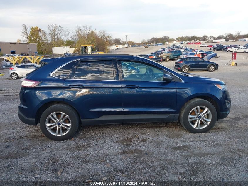 2017 Ford Edge Sel VIN: 2FMPK3J84HBC51866 Lot: 40673078