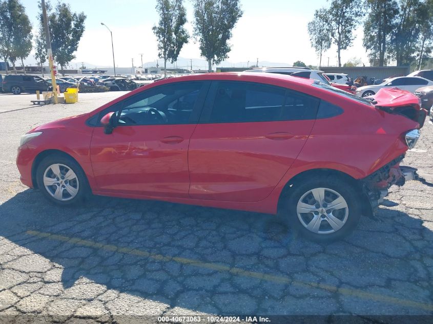 2018 Chevrolet Cruze Ls Auto VIN: 1G1BC5SM8J7231808 Lot: 40673083