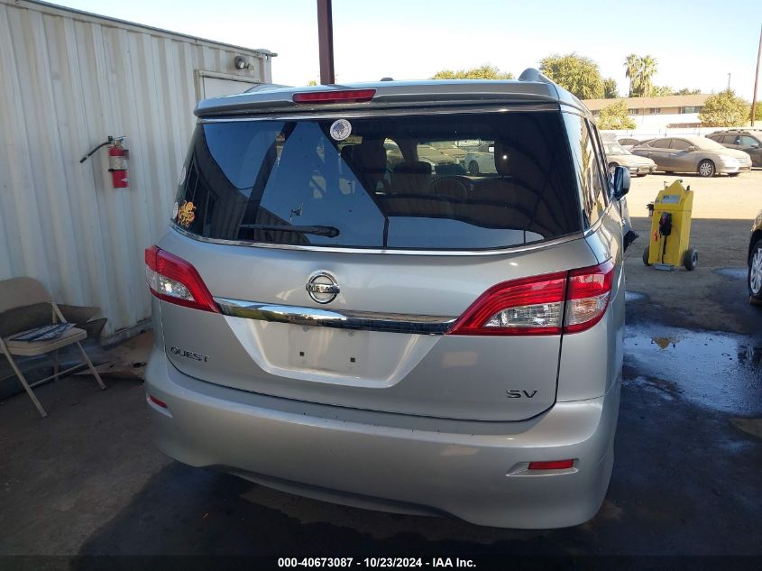 2017 Nissan Quest Sv VIN: JN8AE2KP4H9169428 Lot: 40673087