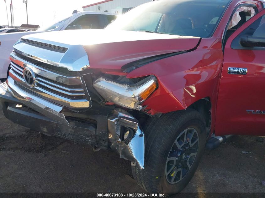 2017 Toyota Tundra Sr5 5.7L V8 VIN: 5TFDW5F14HX665693 Lot: 40673108