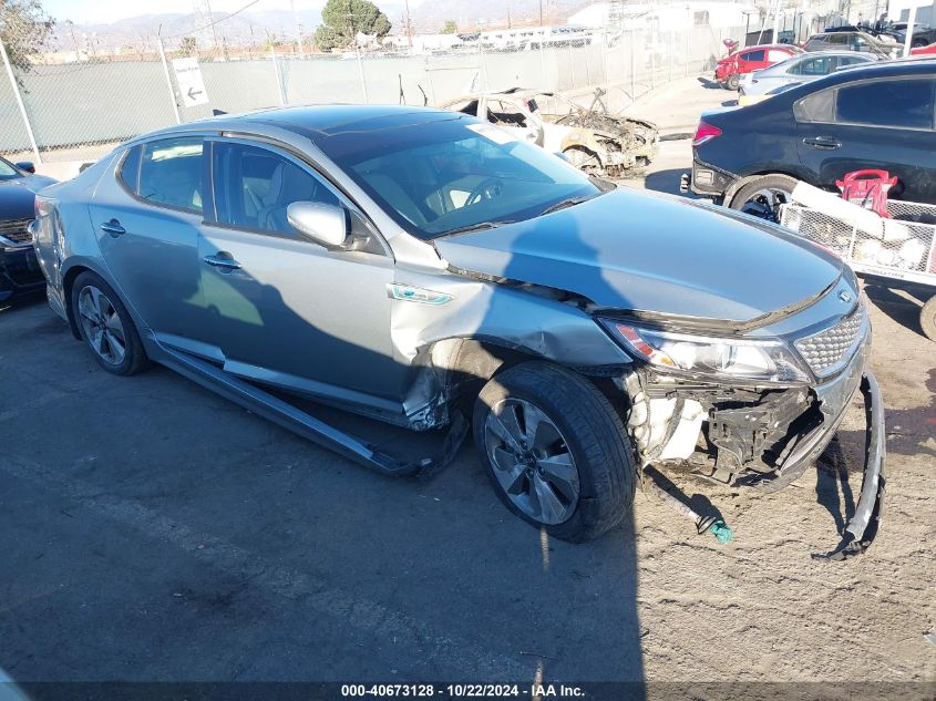 2014 Kia Optima Hybrid Ex VIN: KNAGN4AD0E5067455 Lot: 40673128