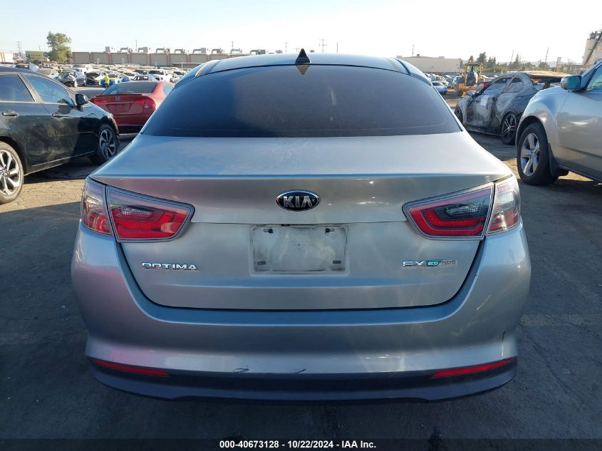 2014 Kia Optima Hybrid Ex VIN: KNAGN4AD0E5067455 Lot: 40673128