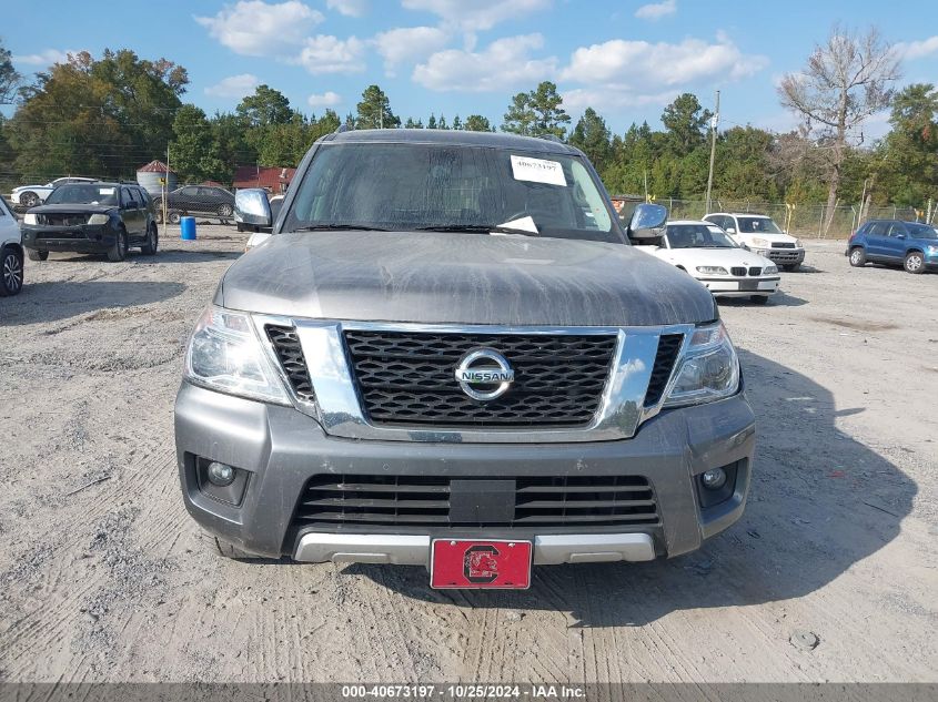 2018 Nissan Armada Sl VIN: JN8AY2ND7JX001289 Lot: 40673197