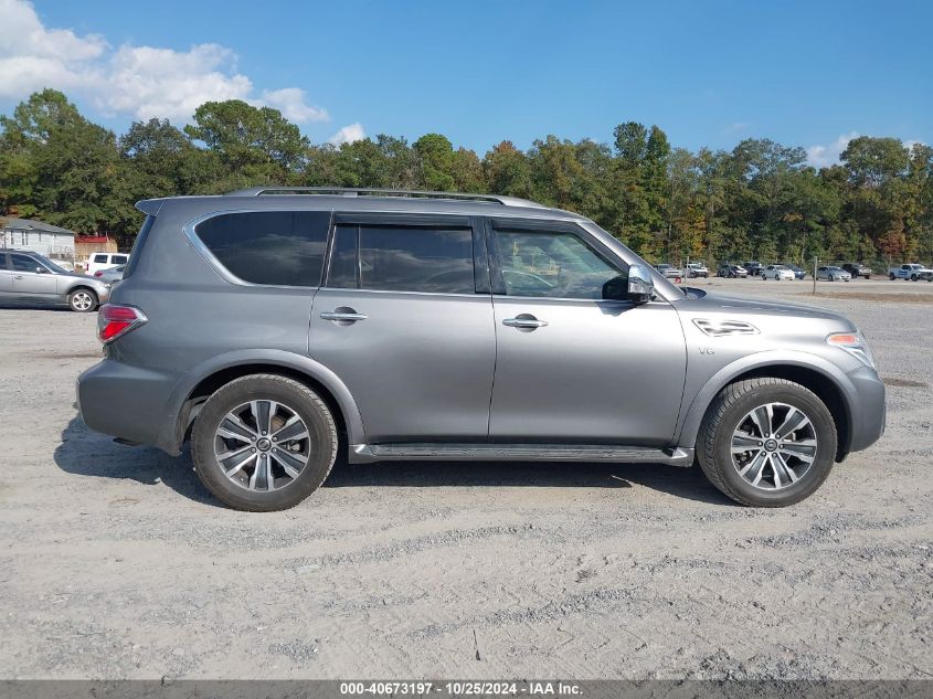 2018 Nissan Armada Sl VIN: JN8AY2ND7JX001289 Lot: 40673197