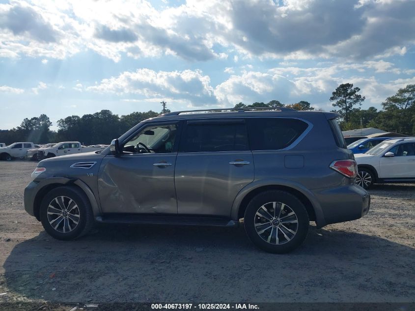 2018 Nissan Armada Sl VIN: JN8AY2ND7JX001289 Lot: 40673197