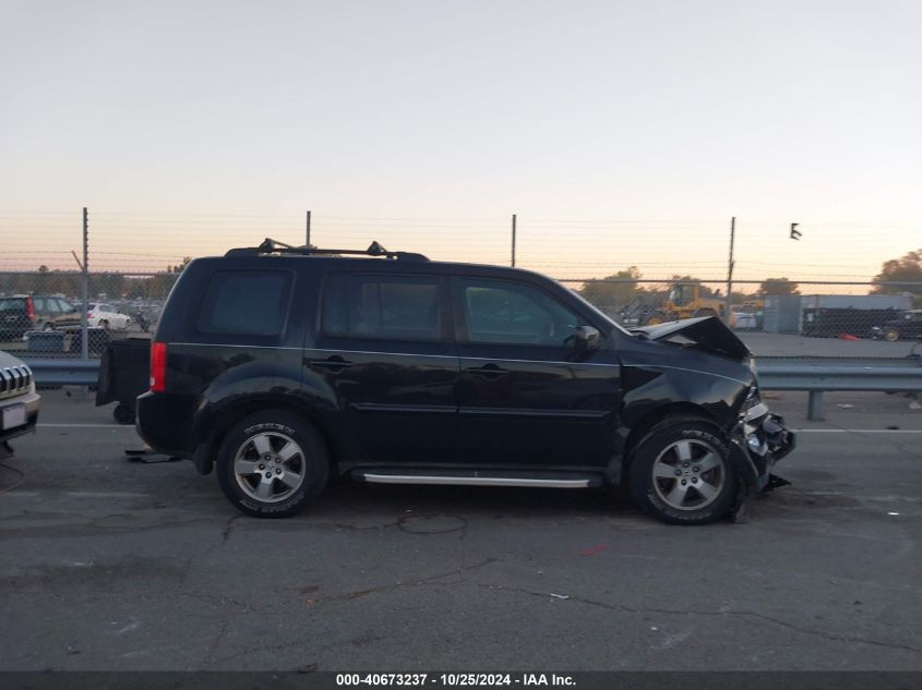 2011 Honda Pilot Exln VIN: 5FNYF3H76BB054525 Lot: 40673237