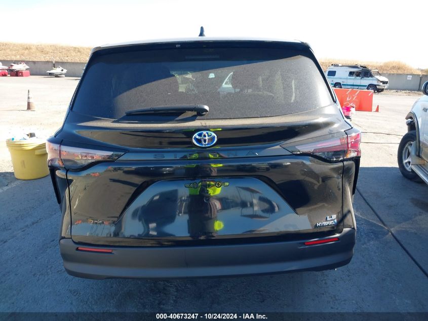 2024 Toyota Sienna Le VIN: 5TDKRKEC1RS221551 Lot: 40673247