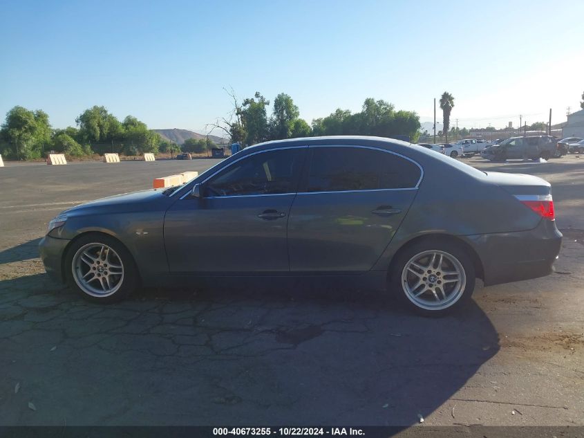 2007 BMW 525I VIN: WBANE53557CY07082 Lot: 40673255