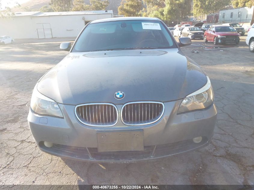 2007 BMW 525I VIN: WBANE53557CY07082 Lot: 40673255