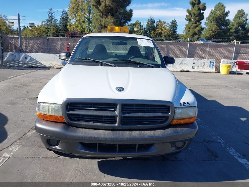 2002 Dodge Dakota VIN: 1B7FL16X02S632516 Lot: 40673258