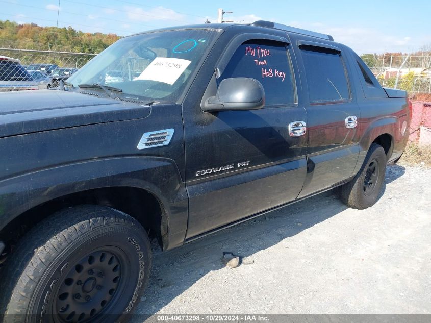 2002 Cadillac Escalade Ext Standard VIN: 3GYEK63N72G256803 Lot: 40673298