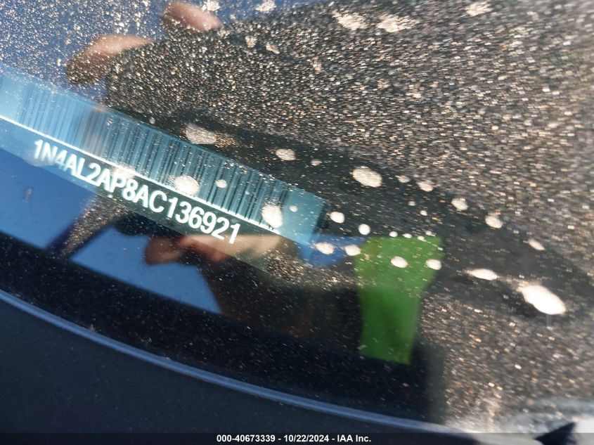 2010 Nissan Altima 2.5 S VIN: 1N4AL2AP8AC136921 Lot: 40673339