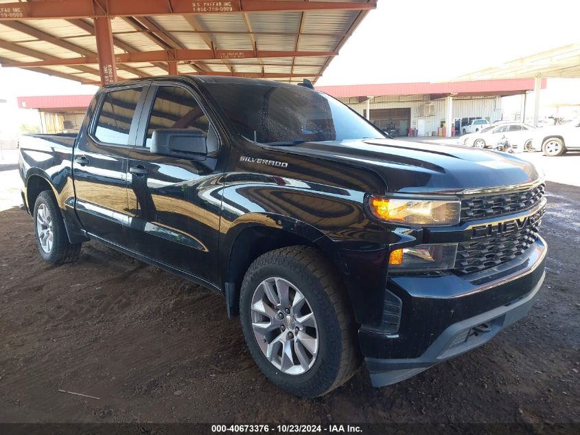 2021 Chevrolet Silverado 1500 2Wd Short Bed Custom VIN: 3GCPWBEK1MG414196 Lot: 40673376