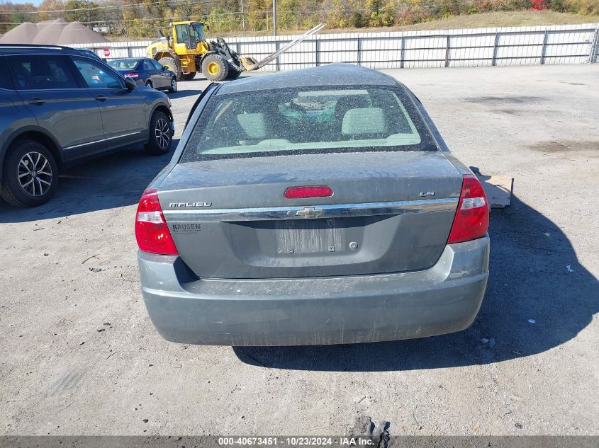 2007 Chevrolet Malibu Ls VIN: 1G1ZS58F17F109431 Lot: 40673451