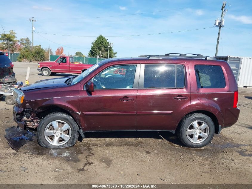 2011 Honda Pilot Ex-L VIN: 5FNYF3H57BB012329 Lot: 40673570